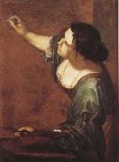 Artemisia  Gentileschi, Sjalvportratt as allegory over maleriet
